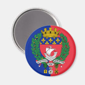 Drapeau de Paris, France Magnet (Recto/Verso)