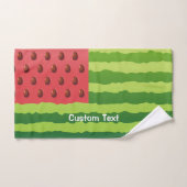 Drapeau de pastèque (Serviette à main)