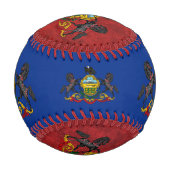 Drapeau de Pennsylvanie, sports / balles de baseba (Dos)