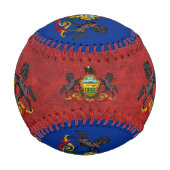 Drapeau de Pennsylvanie, sports / balles de baseba (Devant)