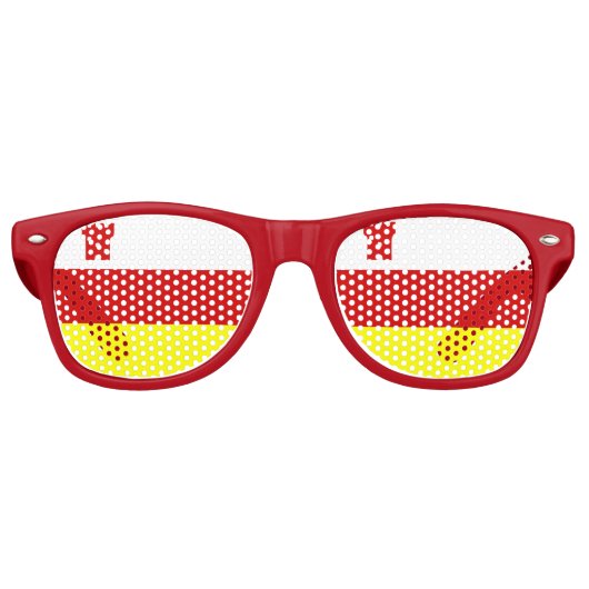 Drapeau de Père Noël Barbara, Californie Lunettes (Devant)