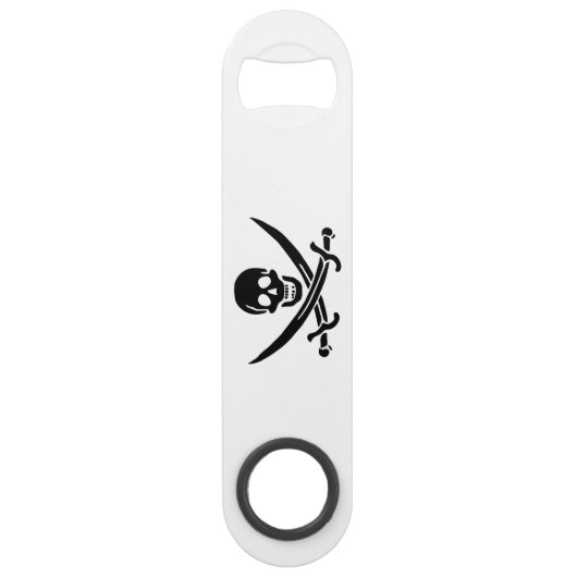 Drapeau de pirate Crâne croisé épées (Dos)