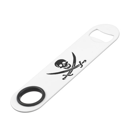 Drapeau de pirate Crâne croisé épées (Dos Angle)