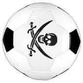 Drapeau de pirate Crâne croisé épées (Tourné)