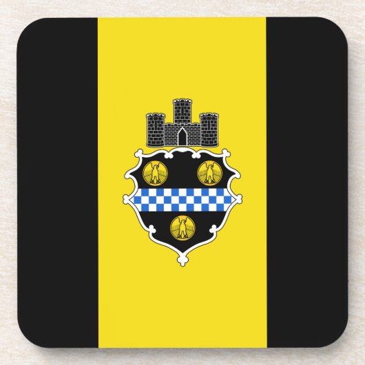 Drapeau de Pittsburgh, Dessous de verre de Pennsyl (Devant)