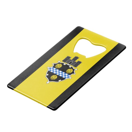 Drapeau de Pittsburgh, Pennsylvanie Carte de crédi (Devant Angle)