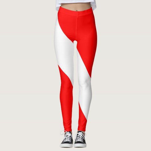Drapeau de plongée Leggings (Devant)