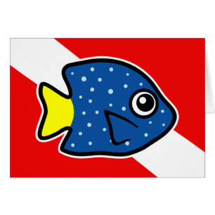 Drapeau de plongée Yellowtail Damselfish Drapeau