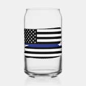 Drapeau de policier personnalisé Thin Blue Line (Recto)
