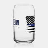 Drapeau de policier personnalisé Thin Blue Line (Droite)