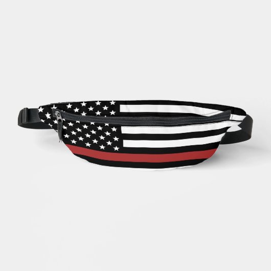 Drapeau de pompier Mince Red Line USA (Recto)