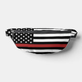 Drapeau de pompier Mince Red Line USA (Poser)