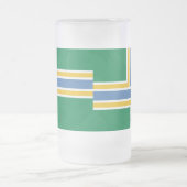 Drapeau de Portland, Oregon Gelé Beer Mug (Centre)