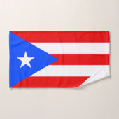 Drapeau de Porto Rico (Serviette à main)