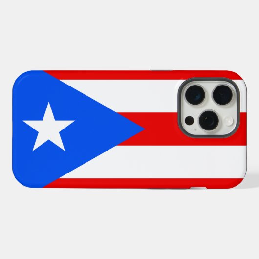 drapeau de Porto Rico (Verso Horizontal)