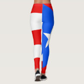 Drapeau de Porto Rico legging (Dos)