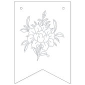 Drapeau de prière tibétain aux symboles bouddhiste (Deuxième drapeau)