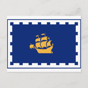 Drapeau de Québec Carte postale