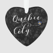 Drapeau De Québec En Coeur (devant)