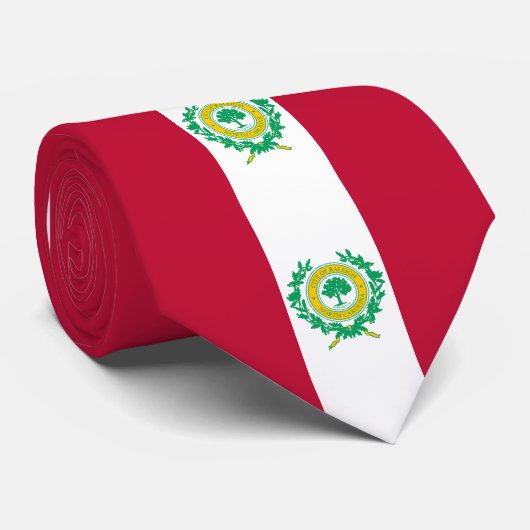 Drapeau de Raleigh, Cravate de la Caroline du Nord (Roulé)