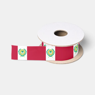Drapeau de Raleigh, ruban en satin de Caroline du