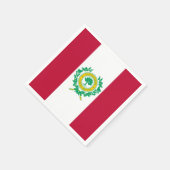 Drapeau de Raleigh, serviettes en papier de Caroli (Coin)