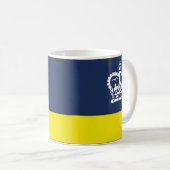 Drapeau de Regina (Saskatchewan) Café Mug (Devant droit)
