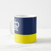 Drapeau de Regina (Saskatchewan) Café Mug (Devant gauche)