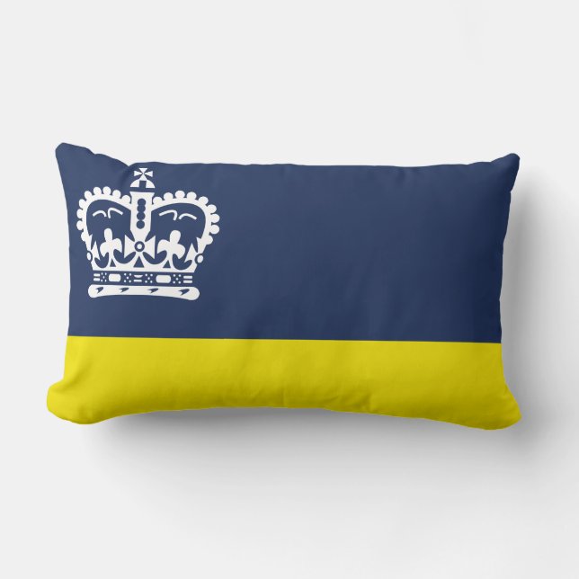 Drapeau de Regina (Saskatchewan) Coussin Lumbar (Recto)