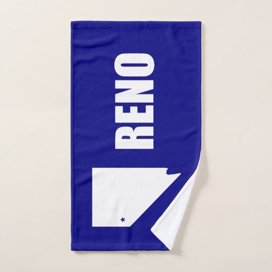 Drapeau de Reno, Nevada Serviette à main (Serviette à main)