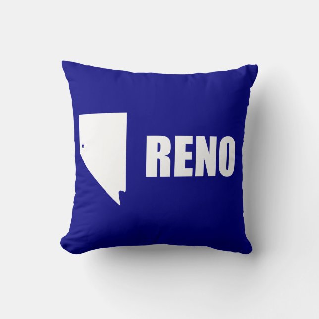 Drapeau de Reno, Oreiller à lancer Nevada (Recto)