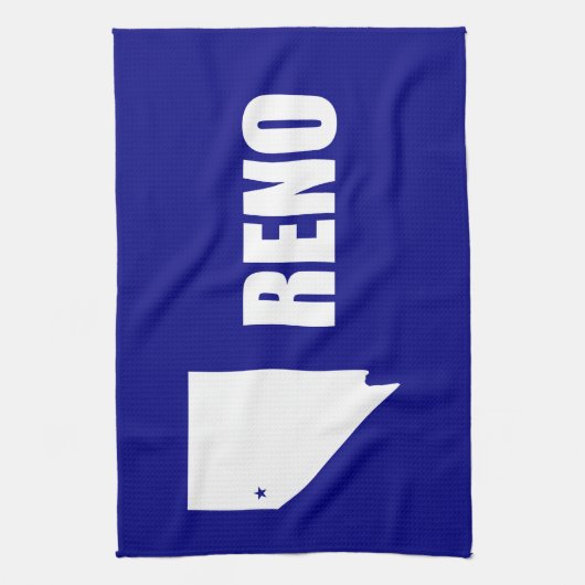 Drapeau de Reno, serviette Nevada (Vertical)