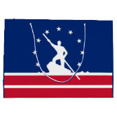 Drapeau de Richmond, Virginie Grand sac cadeau (Dos)