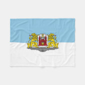 Drapeau de Riga, Lettonie Couverture en polaire (Devant (Horizontal))