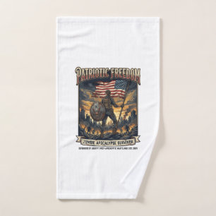 Drapeau de rouille patriotique Survivant Apocalyps