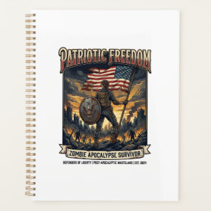 Drapeau de rouille patriotique Survivant Apocalyps