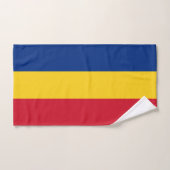 Drapeau de Roumanie (Serviette à main)