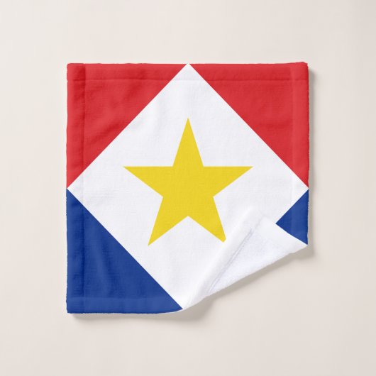 Drapeau de Saba (Gant de toilette)
