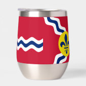 Drapeau de Saint-Louis, Missouri Coussin rond (Droite)