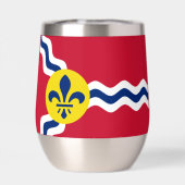 Drapeau de Saint-Louis, Missouri Coussin rond (Arrière)