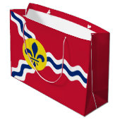 Drapeau de Saint-Louis, Missouri Grand sac cadeau (Dos Angle)