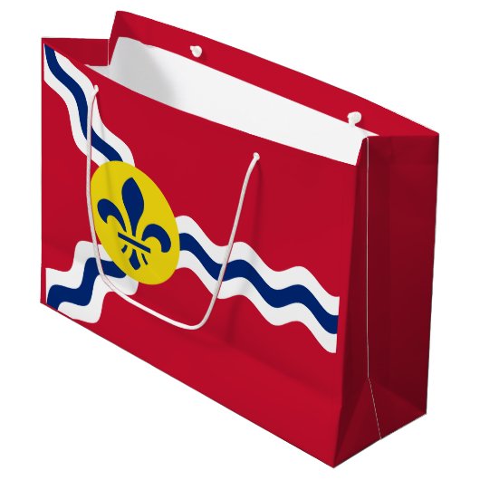 Drapeau de Saint-Louis, Missouri Grand sac cadeau (Devant Angle)
