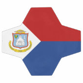 Drapeau de Saint-Martin (Plat)