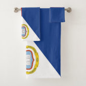 Drapeau de Saint-Martin (En situation)