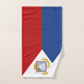 Drapeau de Saint-Martin (Serviette à main)
