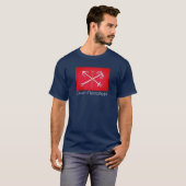 Drapeau de Saint-Pétersbourg, T-shirt Russie (Devant entier)