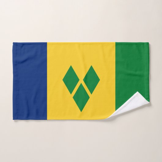 Drapeau de Saint-Vincent (Serviette à main)