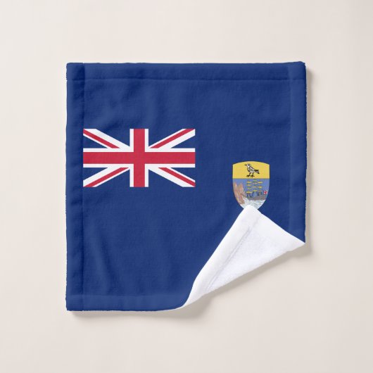 Drapeau de Sainte-Hélène (Gant de toilette)