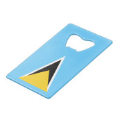 Drapeau de Sainte-Lucie (Dos Angle)