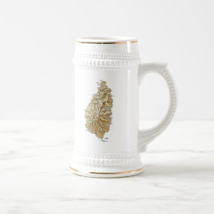 Drapeau de Sainte-Lucie ~ Carte Mug
